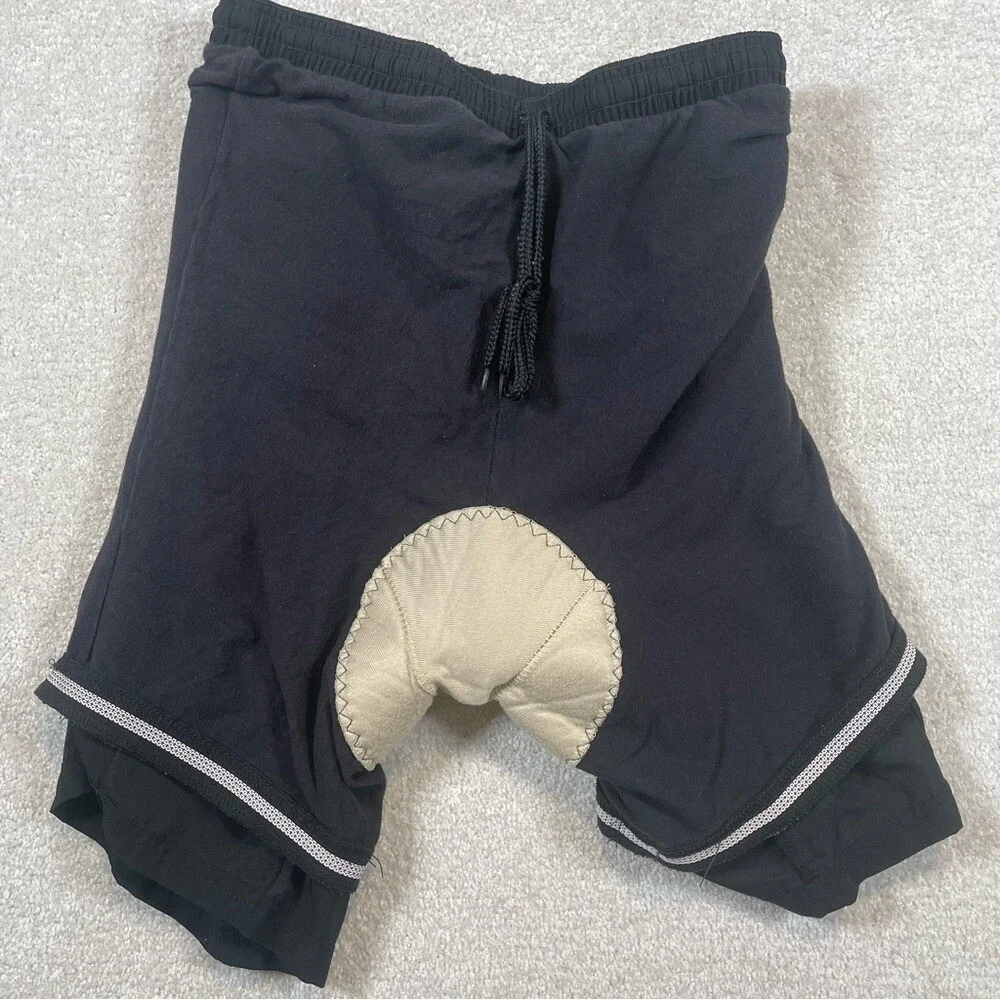 NASHBAR Liquicell Short Gel Pad Liner Baggy Cycling Biking Shorts Size Medium‎